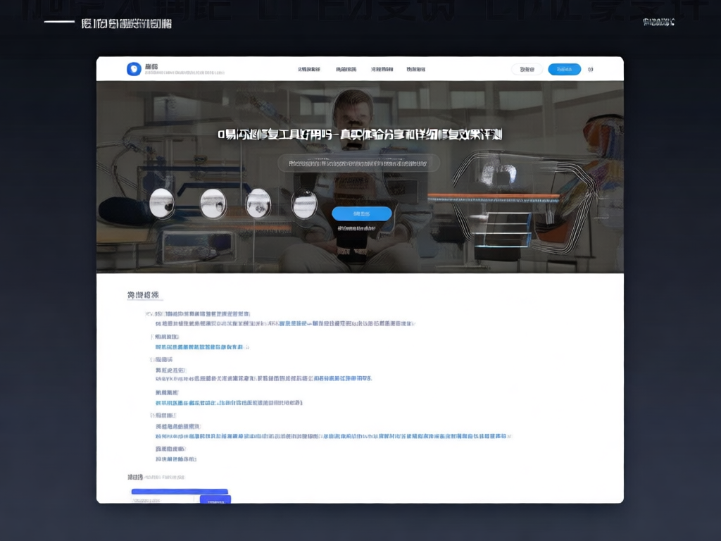 O易闪退修复工具界面截图